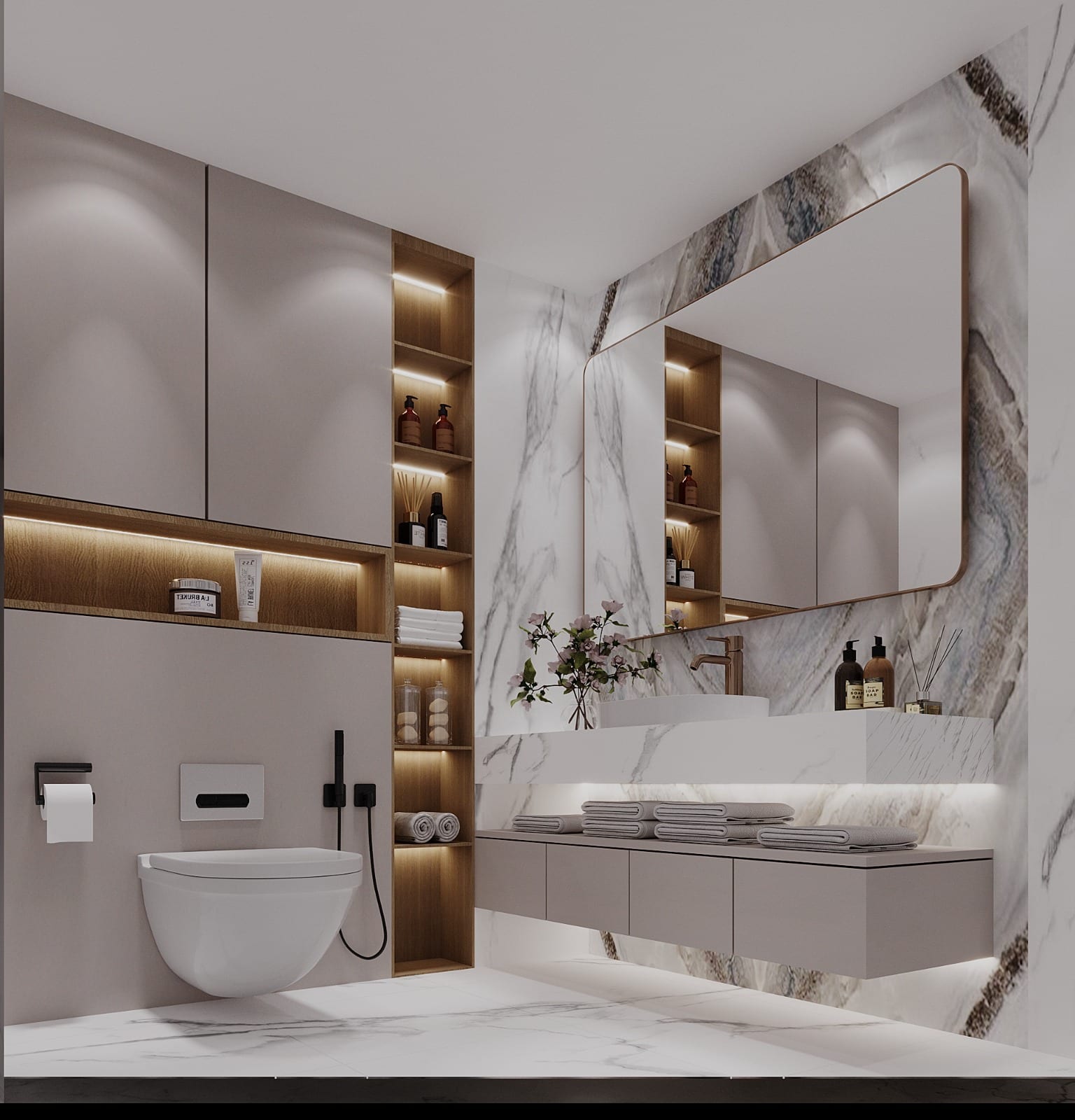 D.D Evi / Banyo - İç Mimari ve Tasarım Projesi (2)